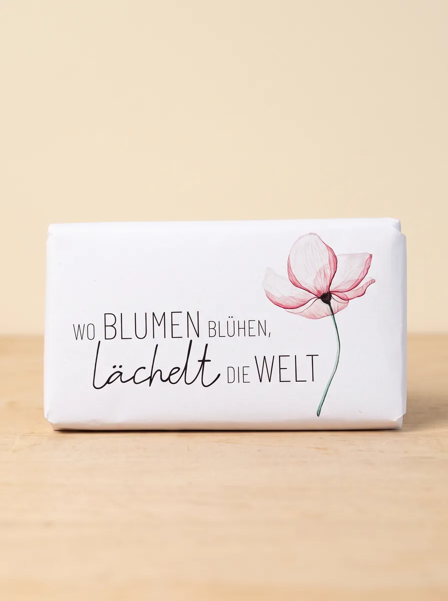 Kleine Schokolade mit Botschaft